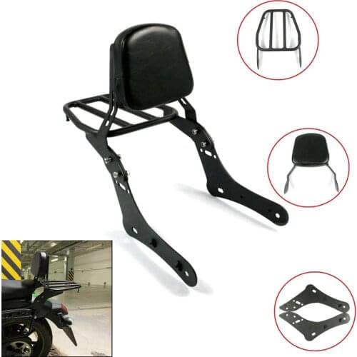 For Kawasaki Vulcan 650 S EN650 VN650 S650 EN650d 2015-2020 2019 Motorcycle Sissy Bar Luggage Rack Rear Passenger Seat Backrest