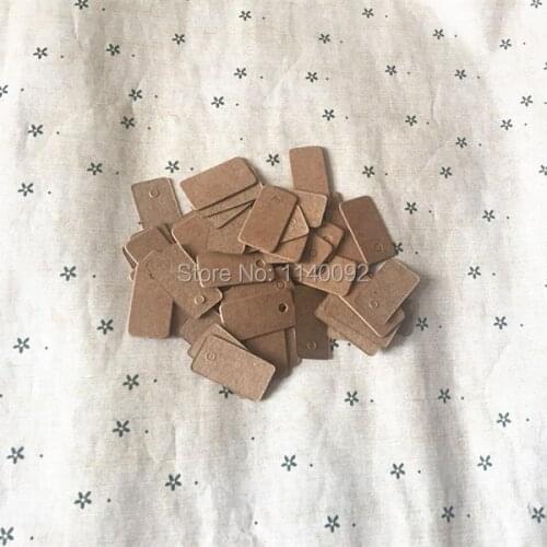 Free shipping blank 350gsm kraft paper tag 1.4x2.7cm/white card/jewelry tag/DIY blank white card/clothing label 1000 pcs a lot