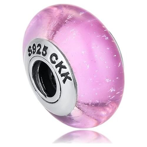 BEADS for Jewelry Making BraceletS Auroras Signature Murano Glass cHarMs 100% 925 Sterling Silver Jewelry Free Shipping