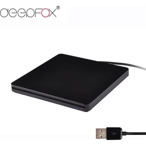 DeepFox USB 2.0 IDE 12.7mm External DVD Enclosure DVD/CD-ROM IDE Case For CD/DVD Optical Drive