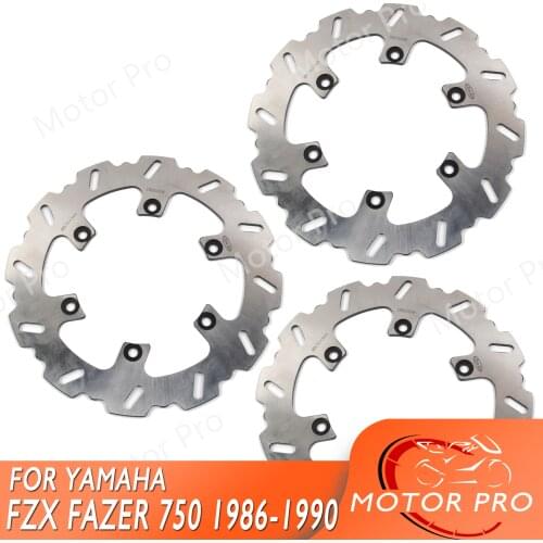 For Yamaha FZX FAZER 750 1986 - 1990 Front Rear Brake Disc Disk Rotor Kit Motorbike FZX750 1987 1988 1989 XJ600 XJ 600 RD 350 LC