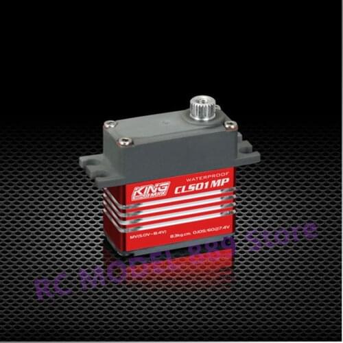 KINGMAX CLS01MP 27g 8.3kg digital waterproof mini servo metal gear multi-voltage 2BB for RC aircraft car