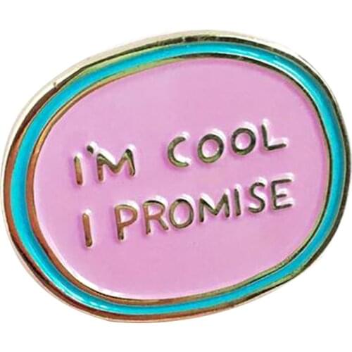 Cool Pin, I'm Cool Pin, Cool Enamel Pin, Funny Pin, Funny Enamel Pin, Hipster Pin, Hipster Lapel Pin, Gift for Best Friend