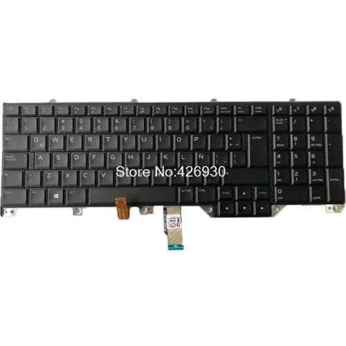 LA Laptop Keyboard For DELL For Alienware 17 R4 P31E Latin America 0K5P54 K5P54 PK131QB1A22 NSK-EE0BC 1E black with backlit new