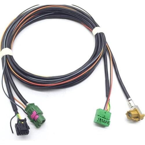 MIB2 CarPlay USB AUX Switch CarPlay MDI USB AMI Adapter Plug Socket Harness Cable For V.W Golf 7 MK7 5G0 035 222 F 5Q0035726H