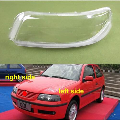 For VW Gol 2004 two door Headlamps Transparent Cover Lampshade Headlight Shell Lampshade Lens lamp shade