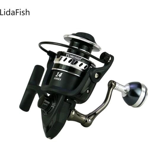 LidaFish 2021 NEW Fishing Reel 2000-7000 5.2:1 4.7:1 Metal Spool Spinning Reel Carp Reel Fishing