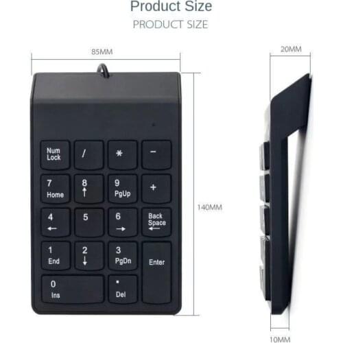 New One-handed Wired Digital Keypad USB Chocolate Bank Financial Accounting Portable Password Payment Device