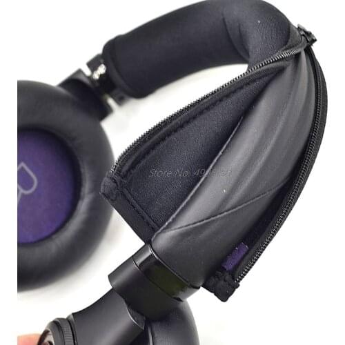 Headphone Headband Cover Head Band Flexible Cloth Zipper Cushion Top Pad Protector Replacement for Plantronics BackBeat Pro 1 2