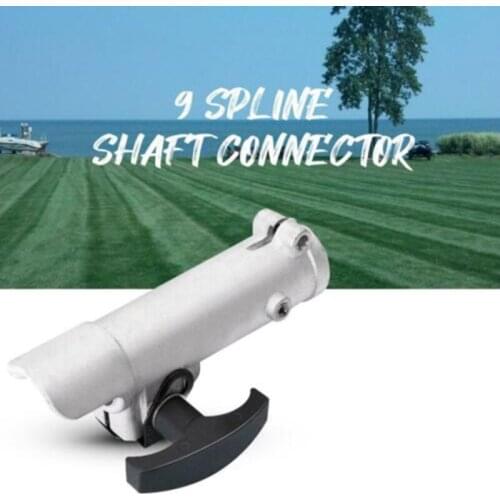 Practical Lawn Mower Shaft Connector Connecting Fixture Spline New Trimmer For Various Trimmer Lawn Mower Metal