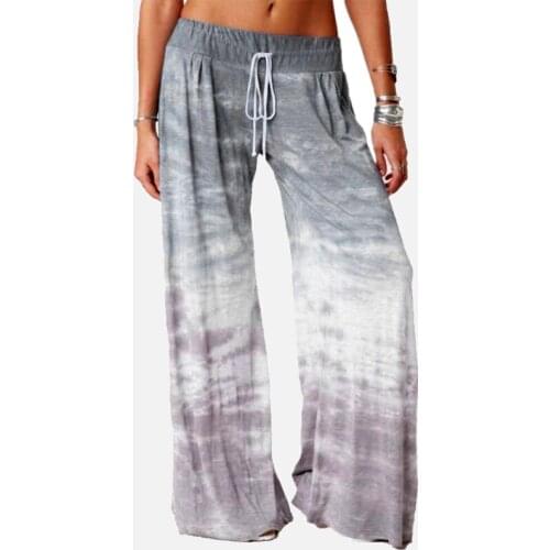 Baggy Loose Joggers Womens Pants Female Sports Camo Pants For Women Trousers Plus Size Wide Leg Pants Palazzo Sweatpants Green