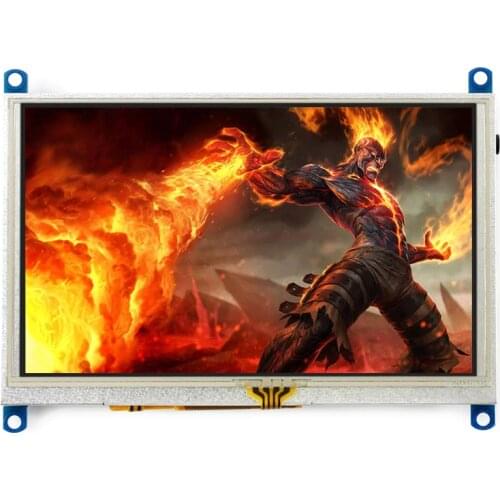 Waveshare 5inch HDMI LCD (H) 800*480 Capacitive Touch Screen LCD IPS for Raspberry Pi BB Black Banana Pi etc Computer Monitor