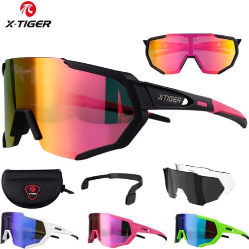 X-TIGER Women Polarized Cycling SunGlasses MTB Bicycle Cycling Eyewear Ciclismo Men Cycling Glasses Mountain Racing Bike Goggles