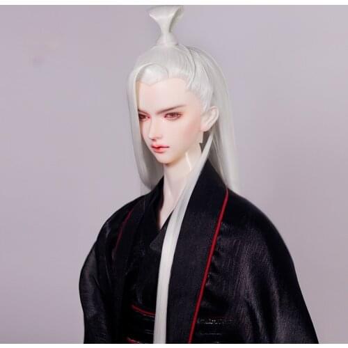 1/3 BJD Wig Ancient Costume Hanfu Long Hair Vintage Samurai Styling Wigs For BJD/SD SD13 SSDF Strong Uncle Doll Accessories C118