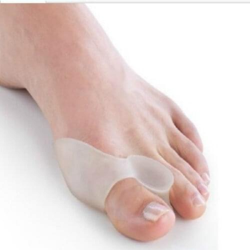 1Pair Professional Silicone Gel Bunion Big Toe Separator Spreader Eases Foot Pain Foot Hallux Valgus Correction Guard Cushion
