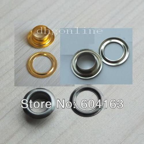 1000 Sets Grommet Eyelets Canvas 1/2" 12mm Clothes Leather Self Backing Choice WS