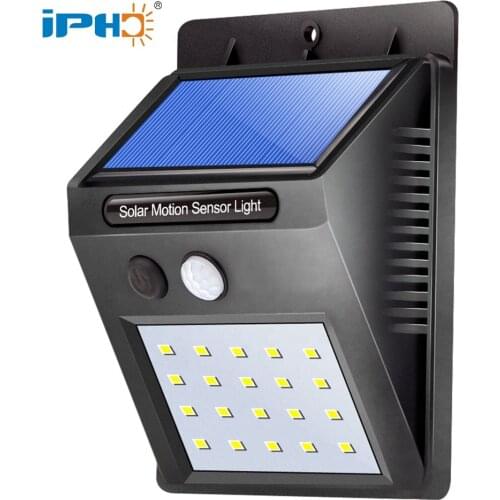 20 Leds Outdoor IP65 Waterproof Solar Powered Motion Sensor Led Solar Wall Light