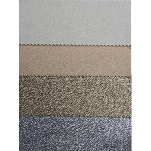 30 yards Litchi grain artificial leather high quality PVC leather material fabric printed leather fabric cheap price wholesale