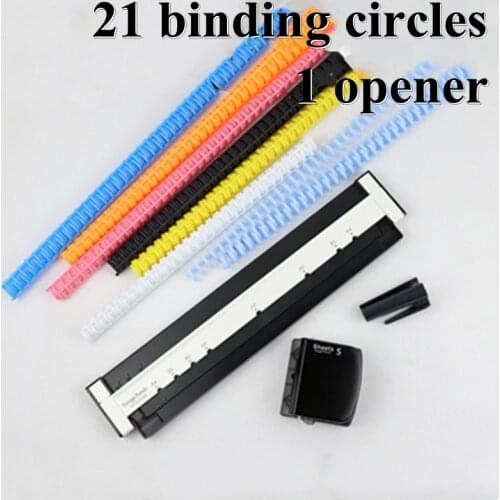 A4 Paper 30-hole B5 26-hole A5 20-hole Multifunctional Multi-hole Punch Binding Clip Daolin Loose-leaf Punch Diy Manual Punch