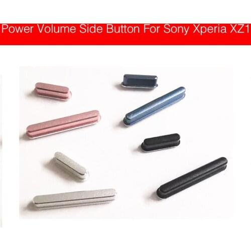 1 Set Power & Volume Side Buttons For Sony Xperia XZ1 Up/Down Volume Power Switch Side Keypads Replacement Repair Parts