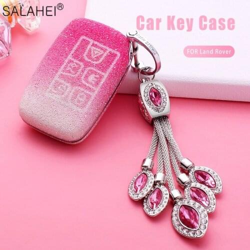 Car Key Case Cover For Land Rover Range Rover Sport A9 Discovery 2 3 4 Sport For Jaguar XF A8 A9 X8 XE XF XFL Key Holder