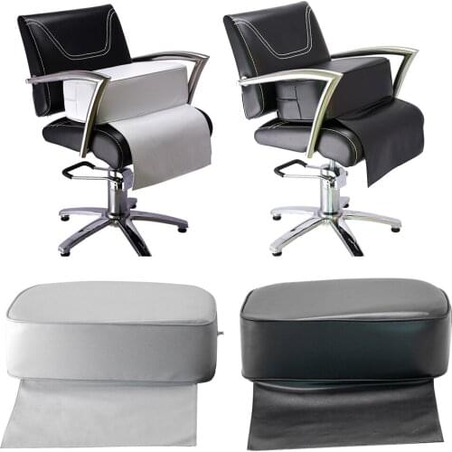 Child Booster Seat Cushion Beauty Salon Spa Chair with zip , Black/White