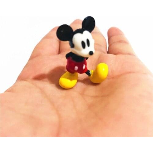 50pieceslot 3cm mini mouse doll pvc toy Shake your head Half a head gift doll