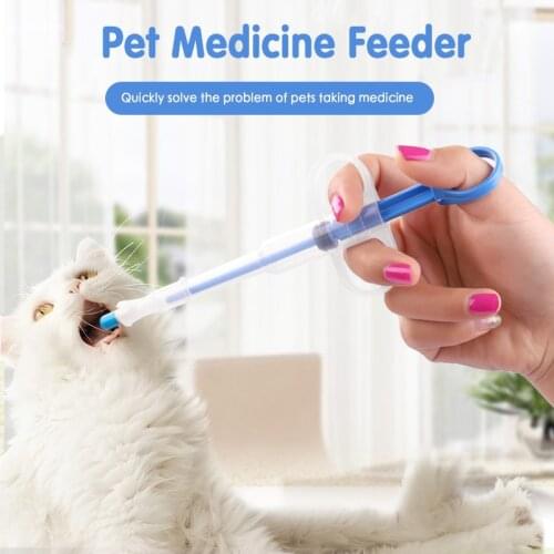 Pet Feeder Dog and Cat Medicine Feeding Medication Utensil Rod Universal Can Feed Calcium Tablets Vermifuge Dog Accessories 1pc
