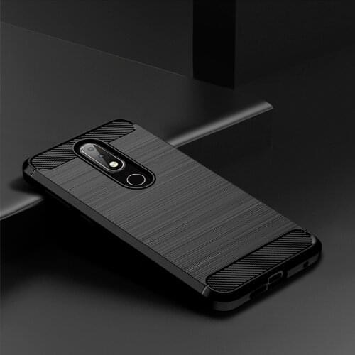 Brushed Case For Nokia 2.4 3.4 3.2 5.3 6.1 7.1 8.1 5.4 3.1 4.2 5.1 Plus 8.3 2.3 5 6.2 7.2 7 8 4.2 8.3 Cover Carbon Phone Case