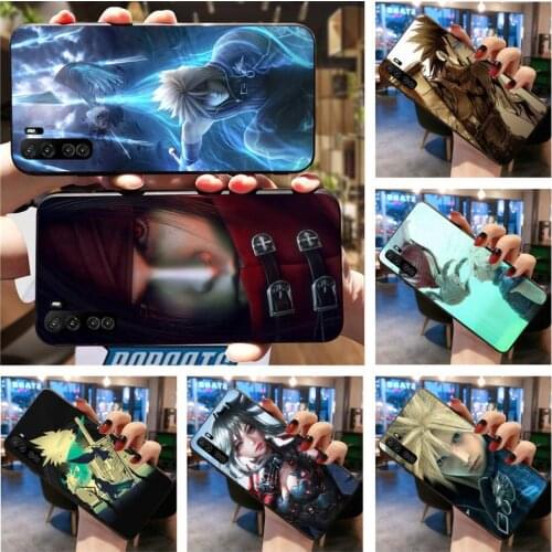 Final Fantasy VII FF7 Anime Soft Phone Case Cover For Huawei Nova 6se 7 7pro 7se honor 7A 8A 7C Prime2019