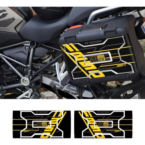 For BMW Motorrad Vario Case 2004-2012 R1200GS R1250GS Box Decals 40 Yesr GS Motorcycle Trunk Sticker