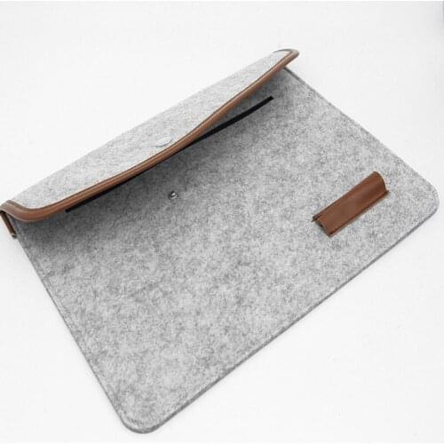 New !Hot! Real Genuine Felt Sleeve Laptop Case Cover Bag for MacBook Air Pro Retina 11" 13" Free shipping