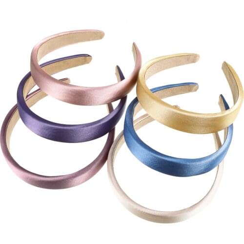 Kajeer Solid Color Headbands Women Elastic Hairbands Wide Hair Hoop Bands Girls Fashion Simple Bezel Hair Accessories Headwraps