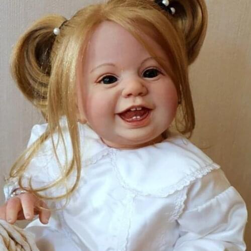 27Inch Lifelike DIY Reborn Baby Doll Kits Black Skin Silicone Kit Realistic Unpainted Reborn Doll Parts Diy Toy Drop Shipping