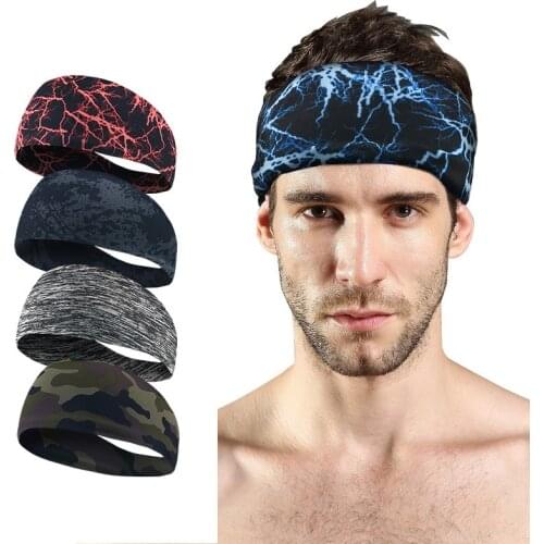 Sports headband sweat-absorbent and breathable sports headband, running fitness sports antiperspirant belt, yoga headband