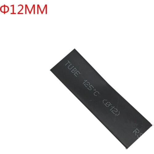 3Meter/lot 2:1 Black 12mm Diameter Heat Shrink Heatshrink Tubing Tube Sleeving Wrap Wire