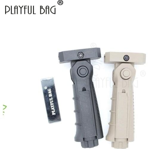 Outdoor shooting sports sniper hobby DIY CS club accessories jm8 M4 HK416 tactical nylon before folding grip gel ball gun LD13