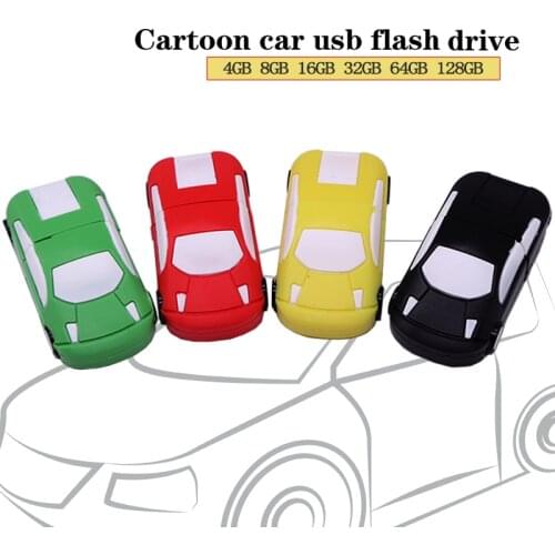 USB flash drive 64gb pendrive 128gb memory stick colorful car pen drive 4gb 8g 16gb 32gb cartoon usb stick creative gift cle usb