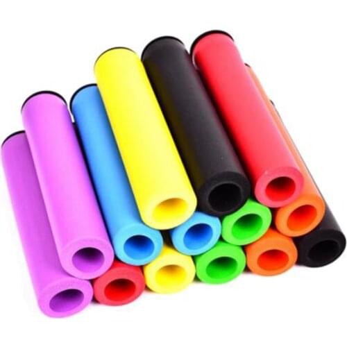 Bicycle Handlebar Grips 1Pair Cover Outdoor Mountain Cycling Bike Bicycle Silicone Anti-slip Handle bar Soft Grips