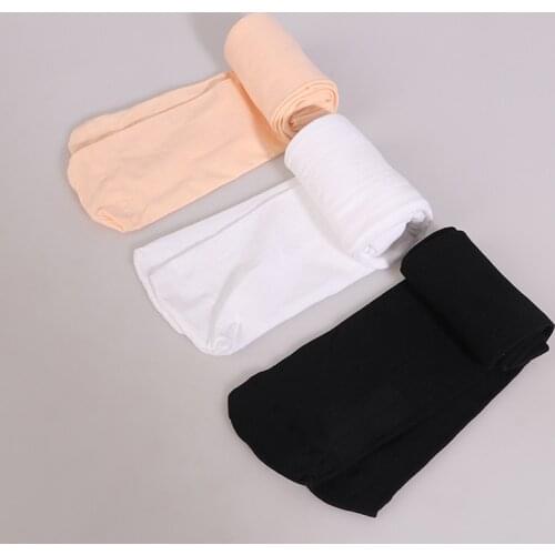 1PC Girls Ballet Dance Pantyhose Children Thin Section Velvet Tights For 0-15Y Kids Black White Nude