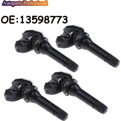 4 PCS Car For Cadillac CT6 XT5 SRX Chevrolet Malibu Opel Antara Bolt Mokka TPMS Tire Pressure Monitoring Sensor 433MHZ 13598773