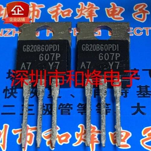 6pcs/lot IRGB20B60PD1 GB20B60PD1 TO-220 600V 20A In Stock