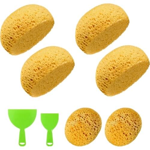 8PCS Knockdown Texture Sponge Drywall Texture Sponge Texture Patch Sponge for Texture Repair DIY Painting Ceiling