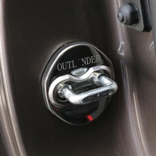 Car accessories For Mitsubishi Outlander 2013-2020 Car Door Handle Bowl Cover Patch trim sticker carstyling