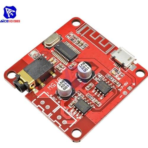 Bluetooth MP3 Lossless Decoder Board Bluetooth 4.2 Audio Stereo Receiver Module 3.7 -5V 5W+5W XY-BT5W Amplifier Board