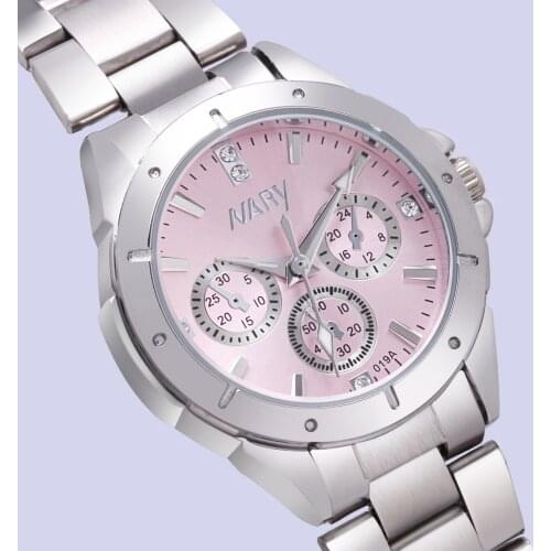 Brand Nary Women Watches Fashion Ladies Watches Female Watches Stainless Steel Analog Quartz Watch reloj mujer 2020 montre femme
