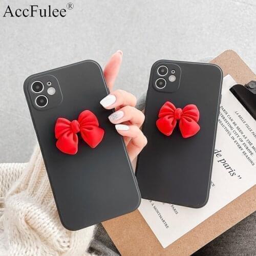 Fashion DIY Bowknot Girl Style Phone Case For Samsung Galaxy Note 20 10 9 8 M01 M21 M30S M40 M51 M60S M80S Soft TPU Shell