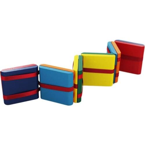 Flipo Flip Colorful Flap Wooden Ladder Blocks Toy Optical Illusion Jacob’s Ladder Fidget Toys Decompression Toy