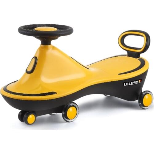 Baby Swing Car Boys and Girls Baby Walker Toys with Music Light Luge Anti-Rollover baby cart Childrens Twisted Car