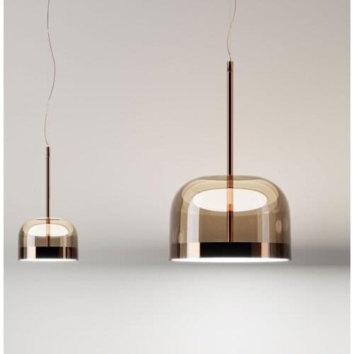 Italy Designer Pendant Lights Modern Led Glass Hanglamp For Bedroom Dining Room Study Nordic Bar Decor Loft Luminaire Suspension